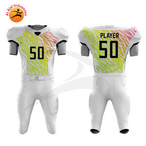 Uniformes de Fútbol Americano Personalizados, Uniformes de Fútbol Sublimados, Ropa de Fútbol Americano, Servicio OEM y ODM, Proveedor Mayorista - Product Image 1