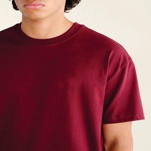 Camisetas de Manga Corta con Cuello en V para Hombre, 100% Algodón Transpirable, con Logotipo Frontal, Diseño Simple, Opciones de Color Personalizadas para Adultos - Product Image 4