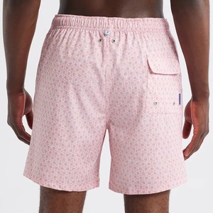 <b>Mens</b> Pink Printed Swim <b>Trunks</b> Quick Dry Beach Shorts Summer Board Shorts OEM Wholesale Swimwear Fashion - Product Image 1