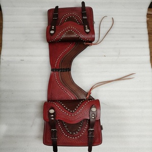 Customised Handmade Leather Saddle <b>Bag</b> with <b>Studs</b> – Western Horse Riding Saddle <b>Bag</b>, Durable & Stylish By Adeefa Enterprises. - Product Image 2