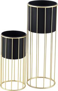 Macetero Moderno de Aluminio Fundido con Soporte Cuadrado con Recubrimiento en Polvo, Elegante Macetero para Interiores y Exteriores, para Sala de Estar y Balcón - Product Image 6