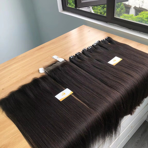 Cabello Humano Vietnamita Remy de Lujo Sedoso, Trama de Piel Premium, Doble Paquete, Liso Extremo, 100g, al Mejor Precio al por Mayor - Product Image 1