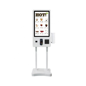 Machine de paiement automatique de 32 pouces Écran tactile interactif Kiosque de commande automatique pour KFC <span class=keywords><strong>McDonald</strong></span>'s Restaurant - Product Image 5