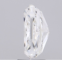 Diamante Cultivado en Laboratorio IGI de 3.52 CT, Corte Cojín Alargado, Color D, Claridad VVS1, ROYAL GEMS, Certificado para Joyería