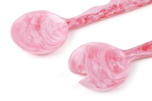 Manufacturer india marbal texture <b>Salad</b> Server Set Glossy Finished Home Hotel Kitchenware Resin <b>Salad</b> Spoons craftera exports - Product Image 5