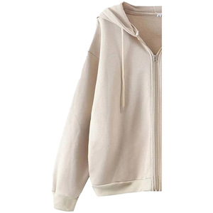 Robe Sweatshirt Décontractée d'Hiver Personnalisée pour Femme en Coton/Fibre de Bambou, Écologique, Respirante, Coupe-Vent, à Capuche Gaufrée - Product Image 6