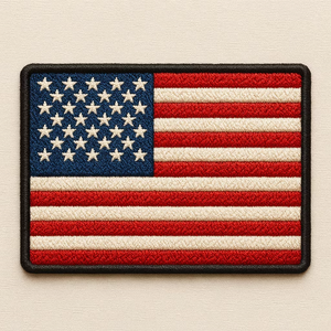 Parche Bordado Personalizado de Bandera Nacional de Alta Calidad, Tela de Sarga, Bandera Multinacional, Venta al por Mayor, Estrella, Sombrero, Ropa, Impreso 2026 - Product Image 5
