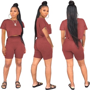 Haut tricoté ample et sexy de haute qualité pour femmes, short moulant, bikini, tenue de bain, de yoga, nouvelle collection, vente en gros - Product Image 4