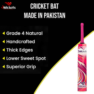 Bate de Cricket Ligero para Entrenamiento Escolar y Juvenil – Mango de Madera Resistente, Construcción Duradera, Ideal para Niños y Adolescentes - Product Image 5