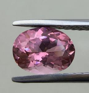 Pierre de tourmaline naturelle en vrac, véritable, rose, ovale, taille brillant, pour la fabrication de bijoux, bague, pendentif, cadeau de collection, pierres précieuses rares, Shamim Gems - Product Image 1