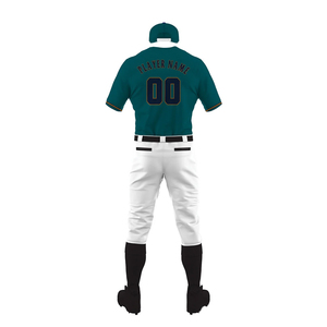 Conjunto de Uniforme de Béisbol Casual de Manga Corta a la Moda con Colores Personalizados, Tela Cómoda y Transpirable, e Impresión de Logotipo Personalizado - Product Image 5