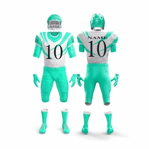 Uniformes de football américain 100% polyester, coupe ajustée, respirants, anti-transpiration, antibactériens, séchage rapide, grandes tailles, impression personnalisée - Product Image 4