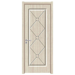 ประตูไม้เอ็มดีเอฟเคลือบฟิล์มพีวีซีลายไม้สำหรับตกแต่งภายในบ้านพักอาศัยสมัยใหม่และอาคารพาณิชย์ พร้อมคุณสมบัติกันน้ำ สำหรับห้องนอน (OEM&ODM) - Product Image 1