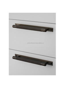 Poignée décorative en métal faite à la main, idéale pour les tiroirs de meubles en bois rustiques, pour la décoration intérieure. - Product Image 2