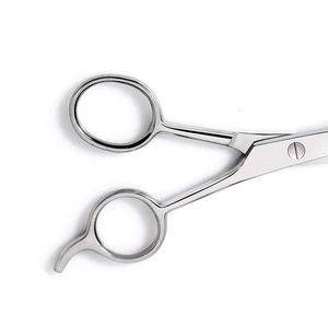 Ciseaux de coiffure professionnels en acier inoxydable, lame tranchante, pour droitiers, manche court, ciseaux de coupe de cheveux, salon de coiffure - Product Image 5