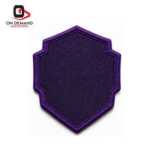 Parches bordados con logotipo personalizado del equipo, con reverso termoadhesivo, servicio OEM de alta calidad, parches tejidos para ropa - Product Image 2