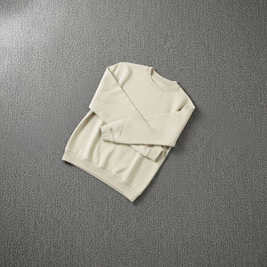 เสื้อสเวตเชิ้ตผู้ชายสีเขียว ผ้าฟลีซ มีกระเป๋าหน้า ทรงลำลอง ใส่สบาย ถักทอจากผ้าฝ้าย 100% เป็นมิตรต่อสิ่งแวดล้อม น้ำหนัก 300 กรัม คอกลม เหมาะสำหรับฤดูหนาว - Product Image 2
