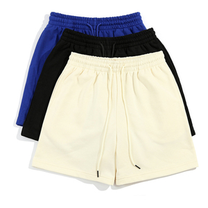 Shorts pour hommes grande taille tendance, style streetwear, pour l'été, sport et décontracté, en coton et polyester, personnalisables OEM, couleur unie - Product Image 6