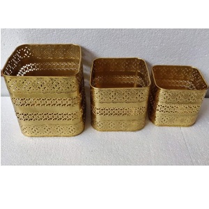 Macetero de Metal de Gran Tamaño, Estilo Moderno, Hecho a Mano, Decoración de Lujo para Interiores y Exteriores de Hoteles, Alta Venta - Product Image 6