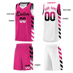 Uniformes de Baloncesto Reversibles para Hombre, Diseño de Dos Caras, Camisetas y Pantalones Cortos Reversibles, Uniforme de Secado Rápido para Torneos - Product Image 5