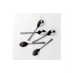 Modern Design Metal Tea <b>Spoon</b> Stainless Steel Coffee <b>Spoon</b> Sugar Stirring <b>Spoon</b> Dessert Cutlery <b>Table</b> Stylish Look - Product Image 4