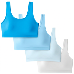 Sujetador Deportivo para Mujer, Soporte Medio, Transpirable, para Yoga, Color Sólido, Spandex, Poliéster, Tirantes No Ajustables - Product Image 5