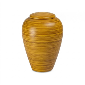 Urne funéraire artisanale en bambou filé de qualité supérieure pour cendres humaines, urnes de crémation pour adultes, urnes funéraires à prix avantageux en provenance du Vietnam - Product Image 3