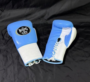 No Boxing No Life Premium Quality Cowhide Leather <b>Laced</b> MMA Gloves Training Boxing Kit with Head & Groin Guards Customizable - Product Image 4