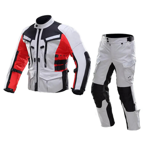 Traje de Motociclismo de Cuero Cordura OEM de Fábrica, Chaqueta y Pantalones de Protección Impermeables para Motociclistas, Logotipo Personalizado - Product Image 6