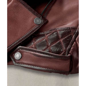 Nouvelle Arrivée 2026 – Blouson Unisexe en Cuir Véritable pour Homme, Design Color Block, Haute Qualité, Fermeture Éclair Hiver, Col Montant Vintage, Style Motard - Product Image 5
