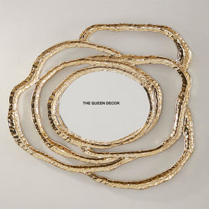 Espejo Redondo de Metal Resistente para Montar en la Pared, Decoración para el Hogar y Hoteles, Diseño Adorable, Moderno, Elegante y de Alta Calidad - Product Image 4