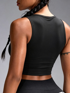 Soutien-gorge de sport pour femme de haute qualité, haut court de yoga, tenue de sport pour la gym, la course et les activités sportives, logo personnalisé, OEM, ODM, vente en gros d'usine - Product Image 2