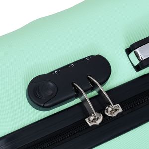 Maleta rígida con ruedas de ABS color menta - Product Image 6