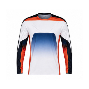Jersey de Motocross de Microfibra de Poliéster de Alta Calidad, Talla Grande, Secado Rápido, Diseño Personalizado, Sublimación de Color, Talla XL - Product Image 1