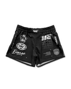 Shorts MMA Engage, style épuré, tissu doux, ajustement facile, vêtements de sport pour l'entraînement quotidien, confort et mobilité, vêtements de sport actifs, ligne Pro Gym - Product Image 1