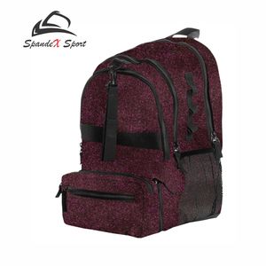 Bolsas de viaje personalizadas 100% poliéster con brillantina, bolsas escolares, fabricante OEM ODM, bolsas con brillantina y logotipo personalizado. - Product Image 2