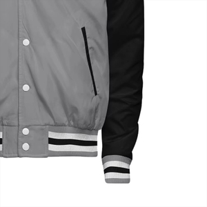 Chaquetas Varsity Negras Personalizadas para Hombre, Alta Calidad para Venta en Línea, Mejor Material, Tela Superior - Product Image 3