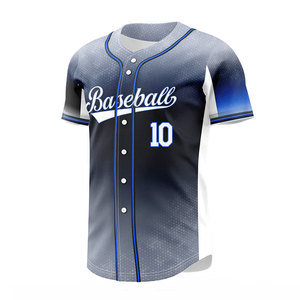 100% Polyester Quick Dry Breathable V Neck Baseball Jersey Men's Summer Sports Fashion Baseball Jerseys - Product Image 1