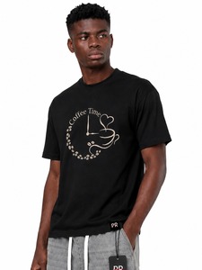 Camisetas Casuales al por Mayor para Hombre, 100% Algodón, Corte Holgado, Logotipo Impreso en 3D Personalizado con Paneles Blancos, Camiseta Transpirable para Hombre - Product Image 5