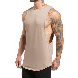 Wholesale Men's 100% Cotton Breathable Sporty O-Neck Tank Top for Summer - Product Image 3