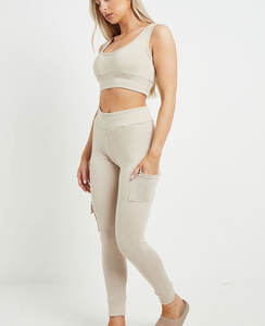 Conjunto de 2 piezas de moda informal de talla grande con logotipo personalizado a granel, sudadera para correr, pantalones de chándal, chándales transpirables - Product Image 1