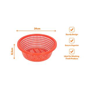Wholesale BPA Free PP Plastic Colander Strainer <b>Basket</b> Food Grade Reusable Draining Sieve for Fruit Vegetable Washing Kitchen - Product Image 4