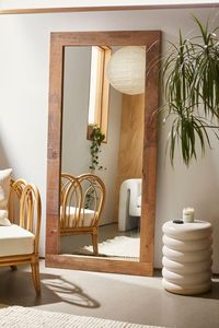 Espejo de Pared de Madera Hecho a Mano con Marco Personalizable, Grosor de 5.0 mm, Uso sin Electricidad, para Decoración de Sala de Estar y Dormitorio - Product Image 4