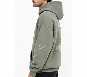 Luxury Black Designer <b>Pullover</b> Hoodie <b>for</b> <b>Men</b> Oversized Heavyweight Cotton Winter Streetwear Fashion Warm Sweatshirt - Product Image 6