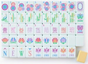 ชุดตัวต่อไพ่นกกระจอกเรซิ่นแบบดั้งเดิม ลายสัตว์ สีเขียวขาว สำหรับตกแต่งบ้าน งานศิลปะ งานหล่อแบบดั้งเดิม - Product Image 2