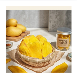 Rodajas de Mango Deshidratadas, Snack de Fruta Seca Dulce, Delicia Natural de Mango Deshidratado - Product Image 1