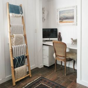 Organizador Colgante de Tela para Decoración Rústica de Bambú, Exhibidor para Dormitorio - Product Image 2