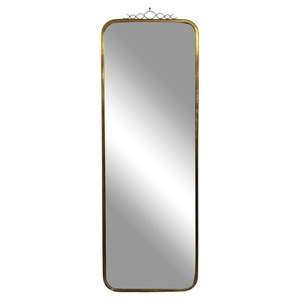 High Standard Quality Framed Brass Wall <b>Mirror</b> With Glass <b>Shelf</b> Modern Decorative Design - Product Image 3