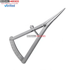 Calibrador Recto de 4.5 Pulgadas de Largo para Mapeo Óseo, Instrumento de Medición de 0-40mm con Escala de Precisión para Implantes Dentales, Quirúrgicos y de Ortodoncia - Product Image 5
