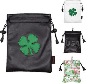 Bolsa para Objetos de Valor de Golf, Bolsa de Golf B Mir con Cordón, Bolsa de Cuero para Tees, para Hombres y Mujeres, Bolsa para Objetos de Valor de Golf 2026 B Mir - Product Image 3